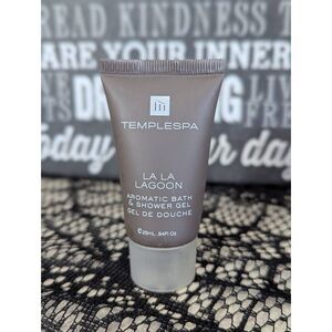 🌈5/$25 TEMPLESPA “La La Lagoon” Bath & Shower Gel (travel size)